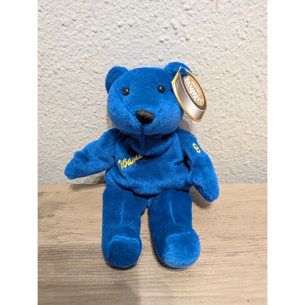1999 Salvino's Bammers Wayne Gretzky #99 Rangers Beanie Bear Plush NWT
